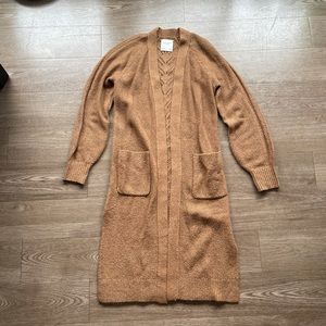 Abercrombie Long Cableknit Cardigan